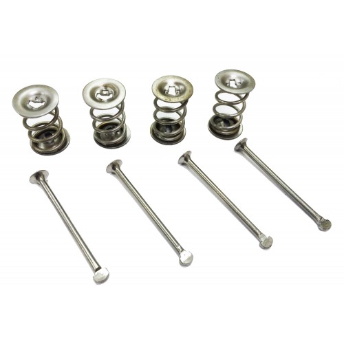 Stainless steel 10"/12" hydraulic trailer brake hold down pin/spring