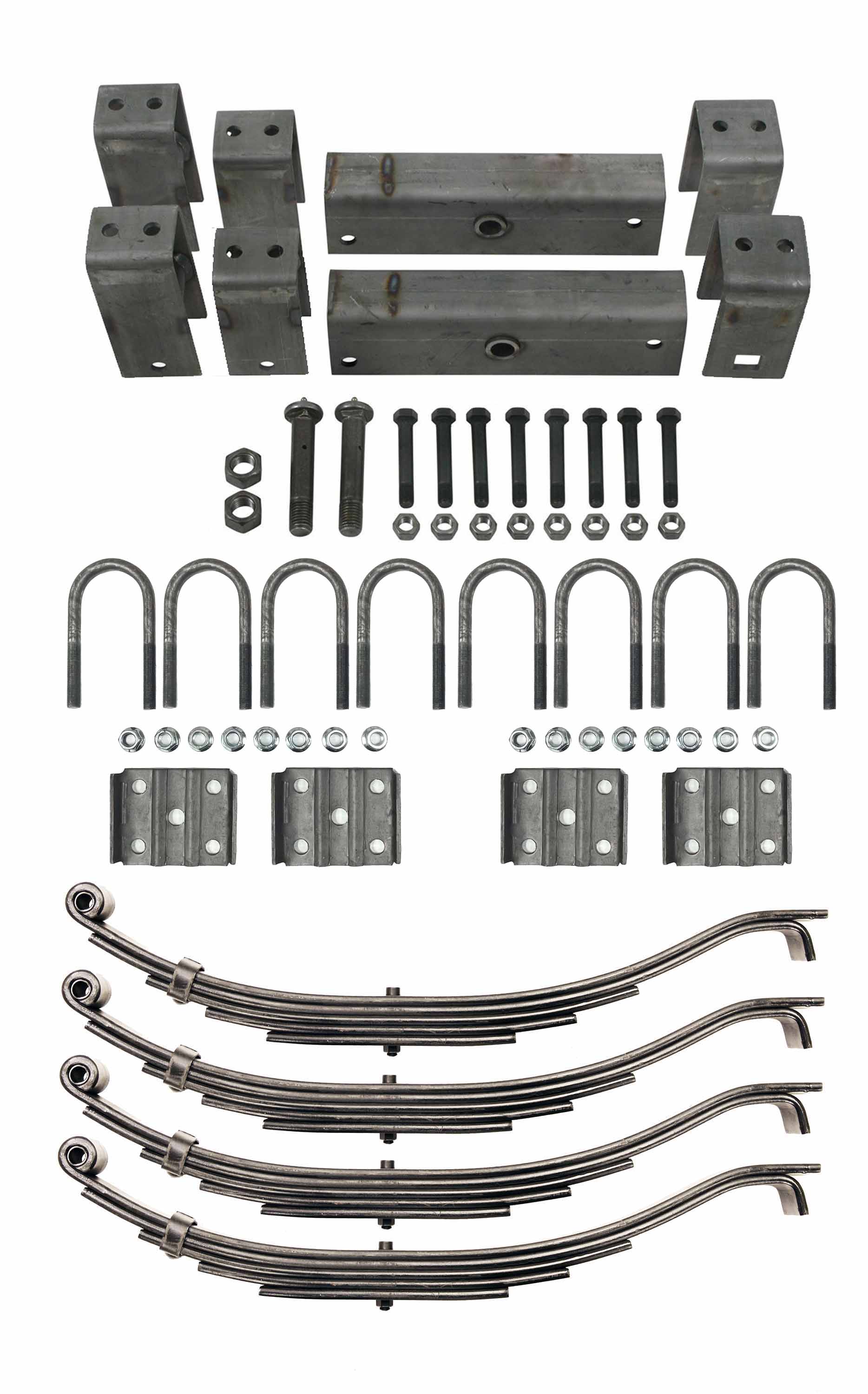 thumbnail image 2 of LIBRA 7,000 Lb Tandem Trailer Axle Suspension Kit W/ Leaf Springs & Hangers 2 of 2