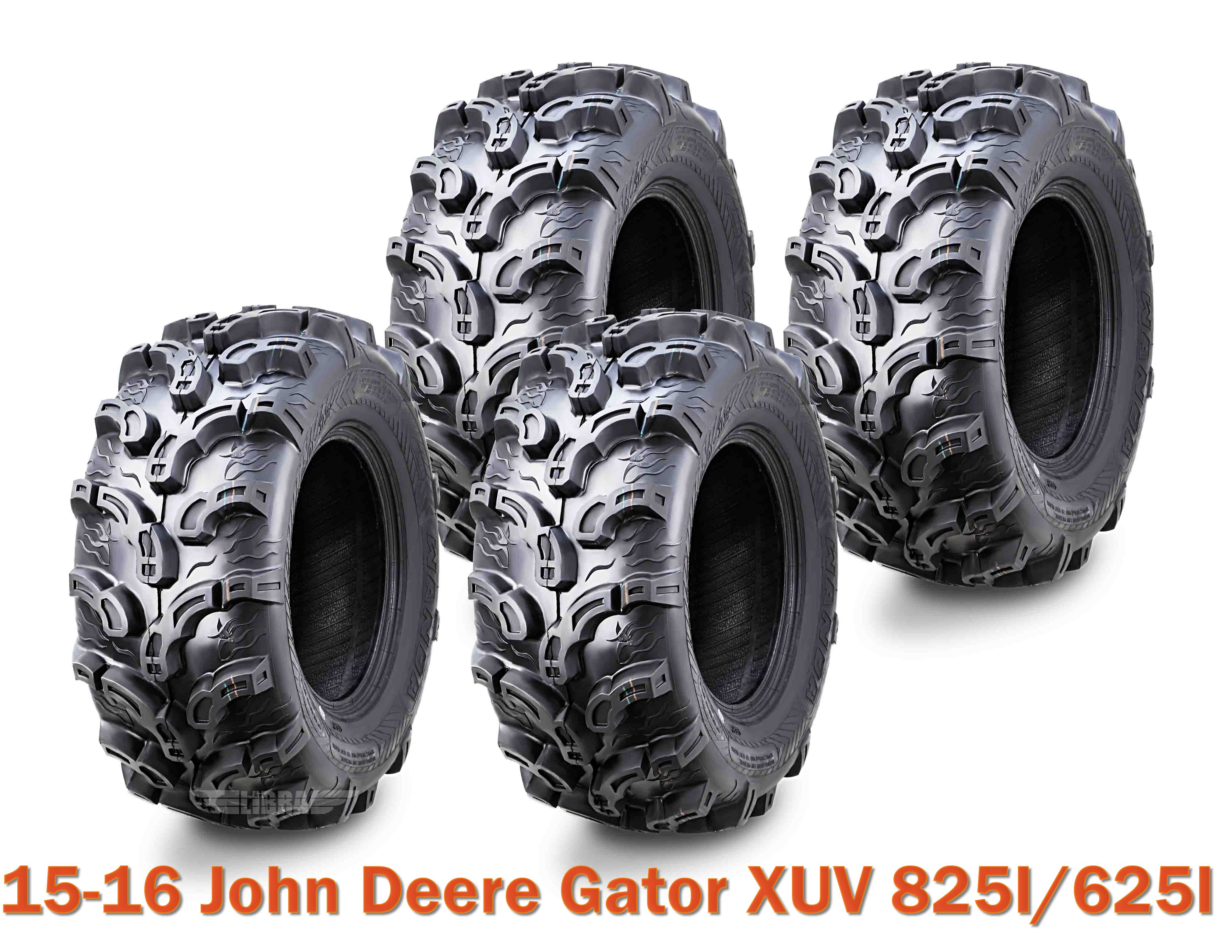 1516 John Deere Gator XUV 825I/625I Complete Set ATV Tires 26x912