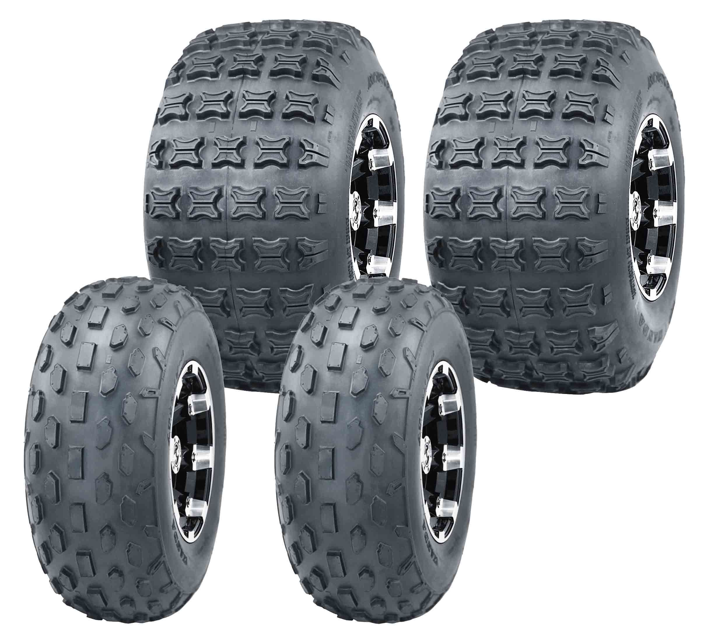 Set 4 WANDA ATV Tires 19X78 19x7x8 & 18X9.58 18X9.5X8 4PR eBay