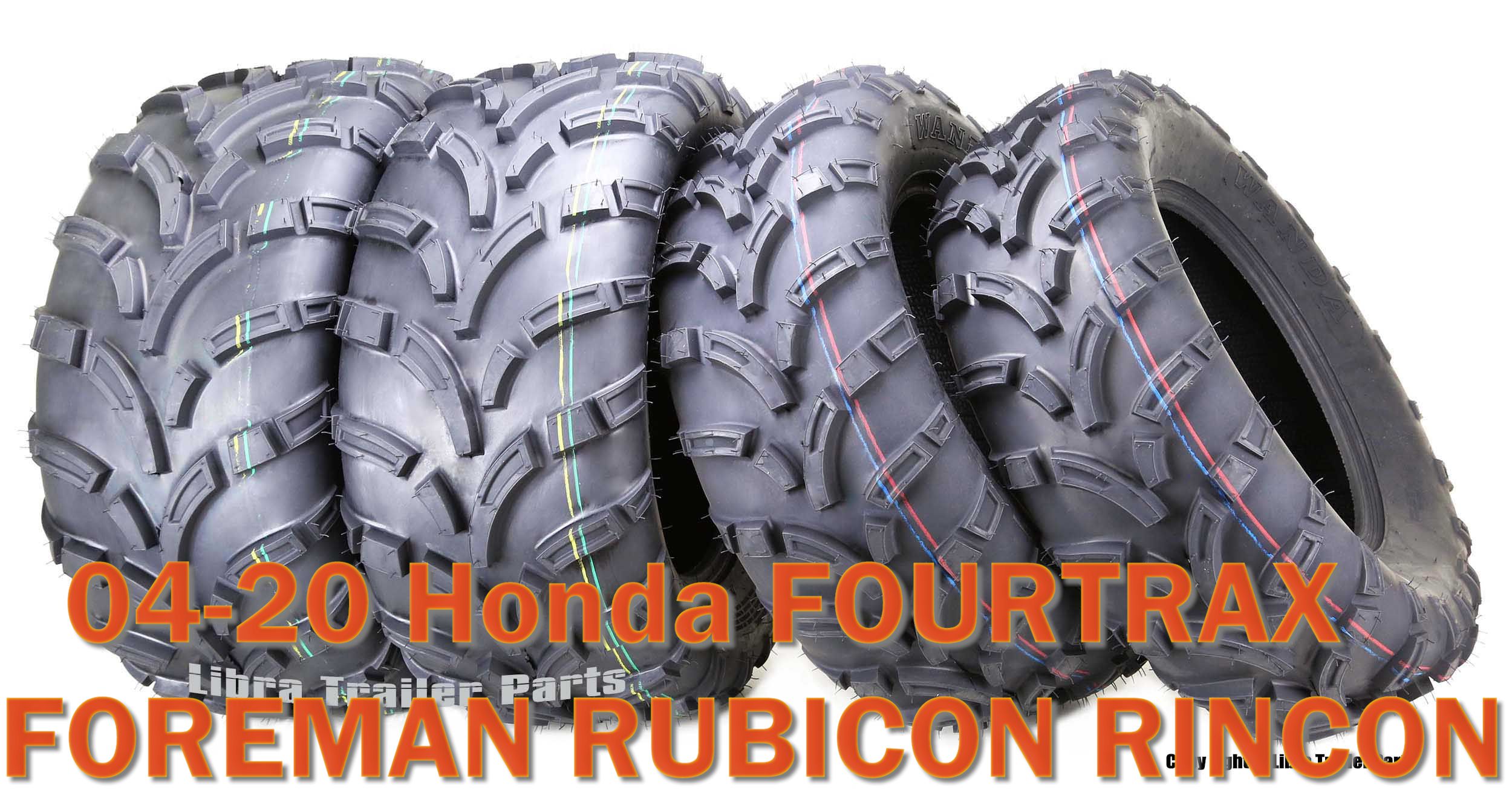 0420 Honda FOURTRAX FOREMAN RUBICON RINCON ATV Tires 25x812 25x1012