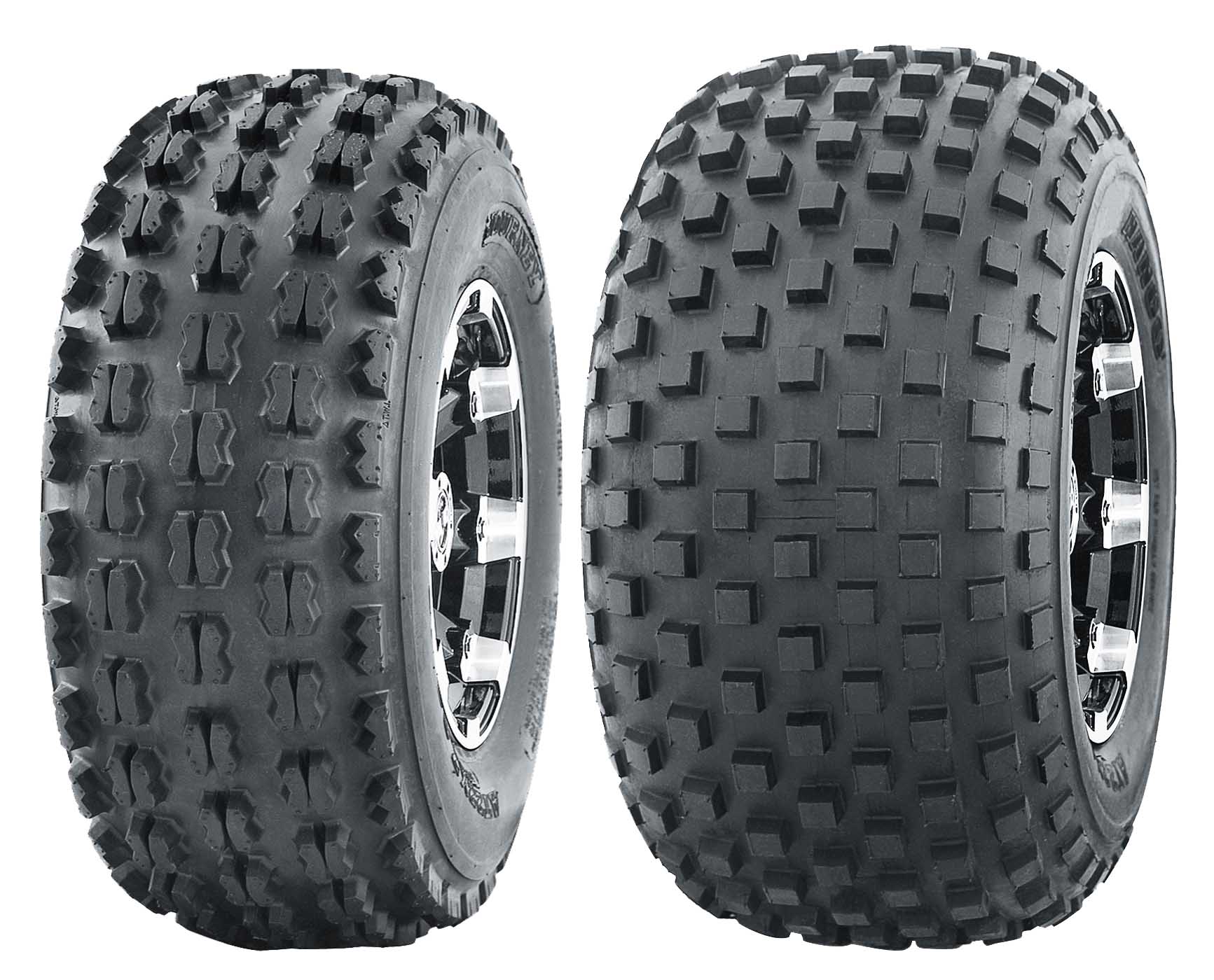 4 WANDA Sport ATV tires 21x710 21x7x10 Front & 20x109 20x10x9 Rear