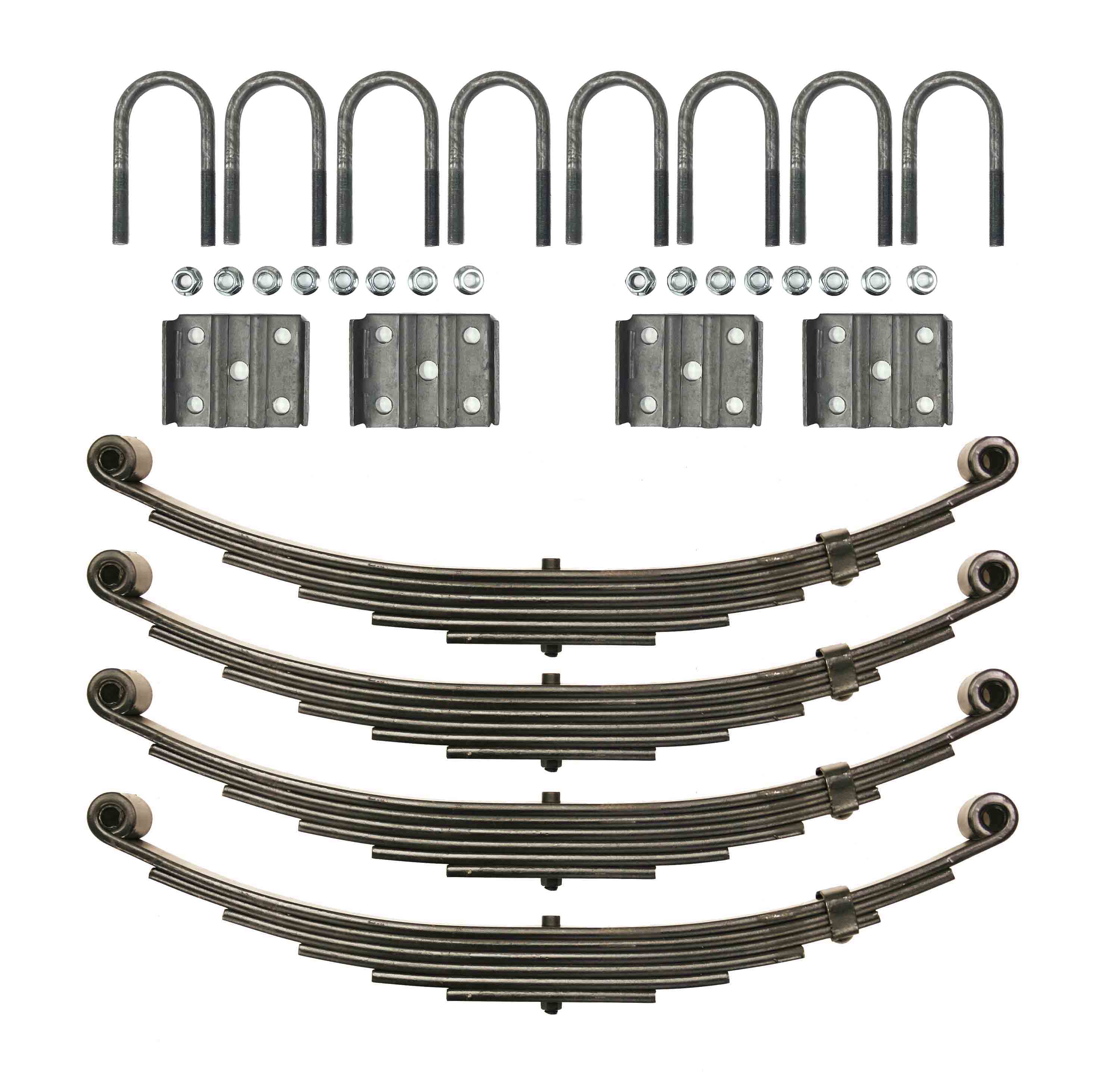 Kit Sospensione Per Rimorchio Tandem LIBRA 7000#, Con Molle A Balestra 3500# E Kit U-bolt - Assale E Sospensioni Completi - Foto 4