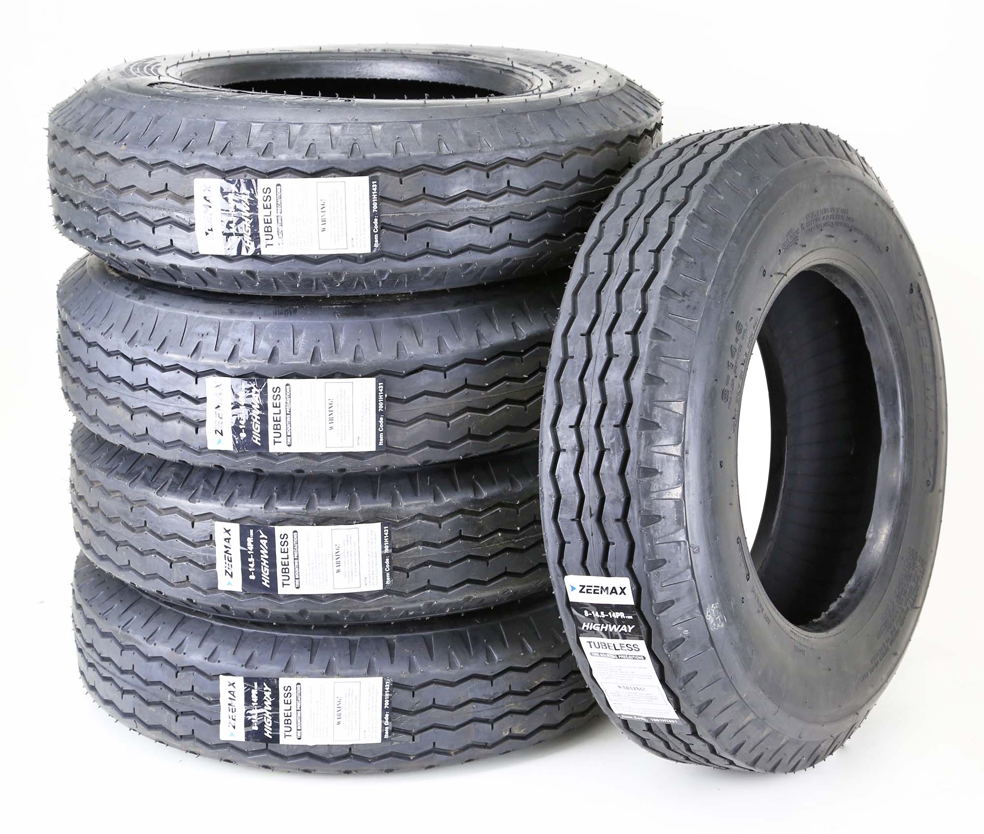 5 New Zeemax Heavy Duty Highway Trailer Tire 814.5 14PR LR G eBay